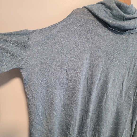 Ladies long sleeve cowl neck retro top - Picture 4 of 4